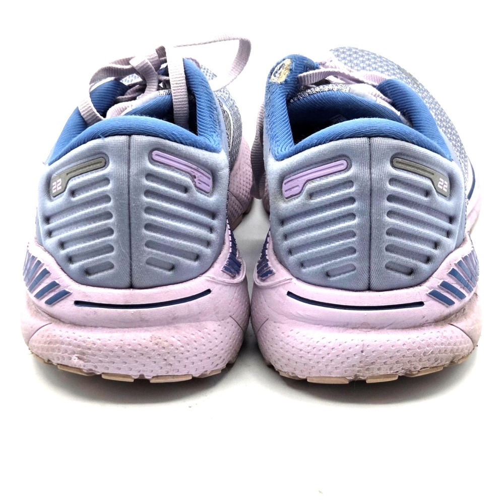 Brooks Adrenaline GTS‎ 22 Shoes Womens Size 9.5 B Purple Dutch Blue Sneakers - Picture 4 of 7